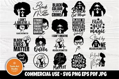 Black Woman Svg Bundle Black Girl Magic Svg 733075