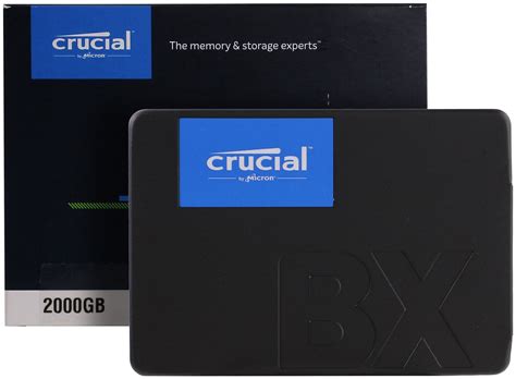 Твердотельный накопитель Crucial 2 ТБ SATA CT2000BX500SSD1 — купить в ...