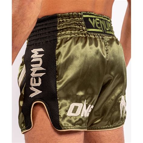 Venum Spodenki Muay Thai ONE FC Impact Khaki Sklep MMAniak Pl