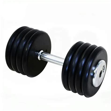 Adjustable Pro Style Rubber Dumbbell Set With Chrome End - Buy Commercial Dumbbell Set,20kg ...