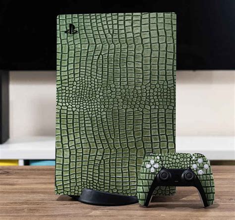 Alligator Skin Playstation 5 Klistermærker Tenstickers