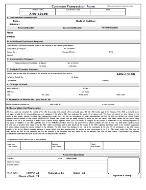 Common Transaction Form Fill And Sign Printable Template Online