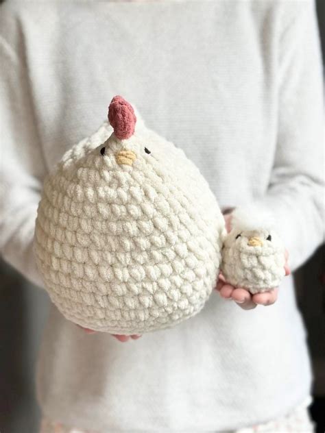 Mama And Mini Mabel Chicken CROCHET PATTERN Etsy