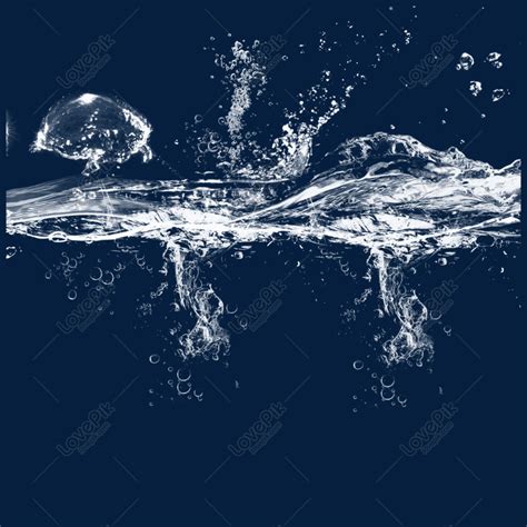 Clear Water Splash Dynamic Water Drops Water Drops Free Png And