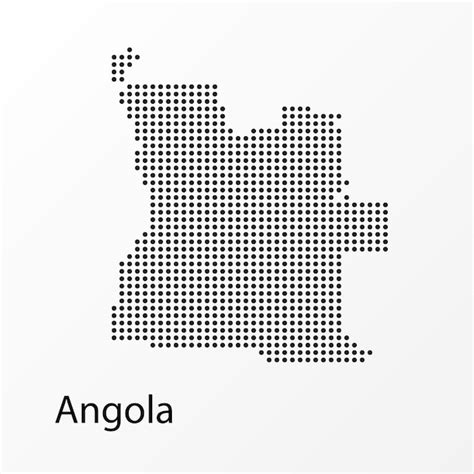 Premium Vector Vector Illustration Of A Geographical Map Of Angola In