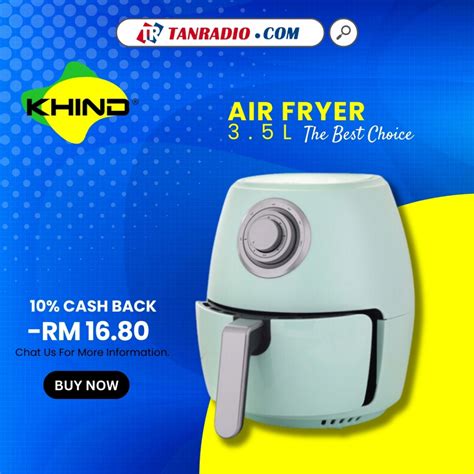 Khind Air Fryer L L L Arf Arf W Arf Shopee Malaysia