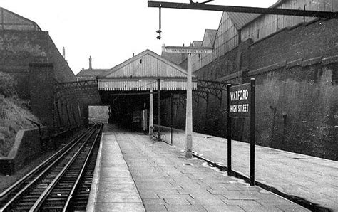 Watford High Street Station Looking North East In 1963 Photo From