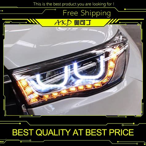 AKD Car Styling Head Lamp For Toyota Highlander 2014 2016 Camry V50 LED