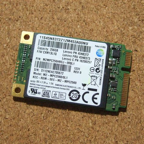 mSATA SSD 256GB Samsung 動作良好・中古品 S2｜代購幫