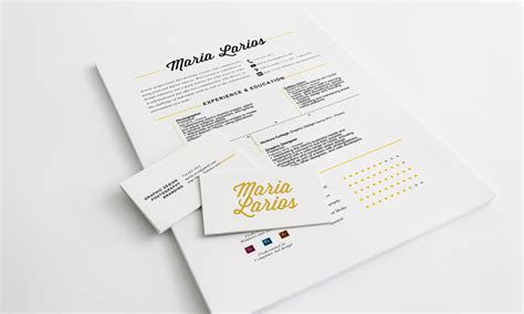 Personal Branding & Resume on Behance