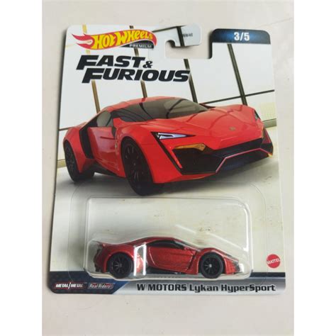 Hot Wheels Premium Fast And Furious W Motors Lykan HyperSport Red Metallic Shopee Malaysia