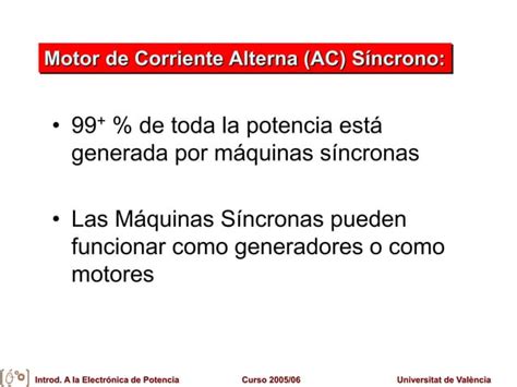 Motores de Corriente Alterna Síncronos ac PPT