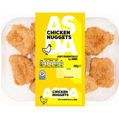 Just Essentials By Asda Chicken Nuggets G Compare Prices Where