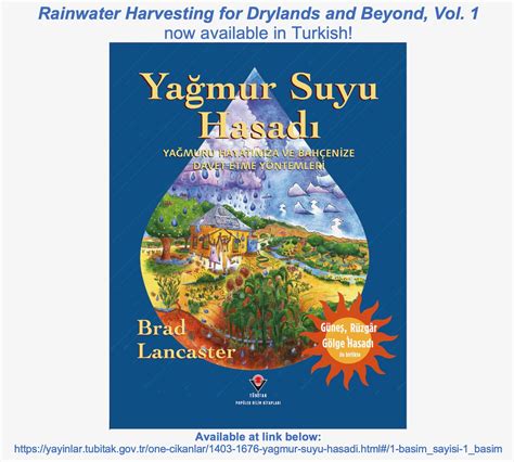 Rainwater Harvesting For Drylands And Beyond Volume 1 Now Available In