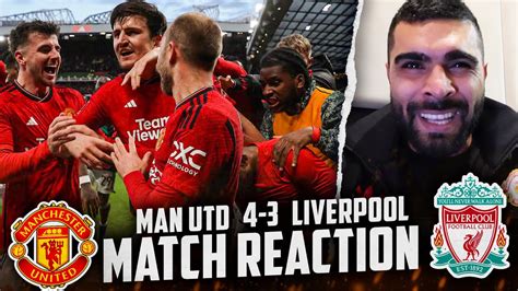 Man Utd 4 3 Liverpool McKola Reacts YouTube