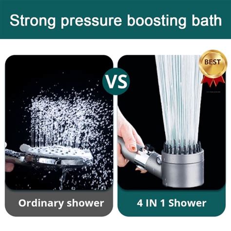 High Pressure Detachable Handheld Shower Head Set With Filter 3 Mode B ...