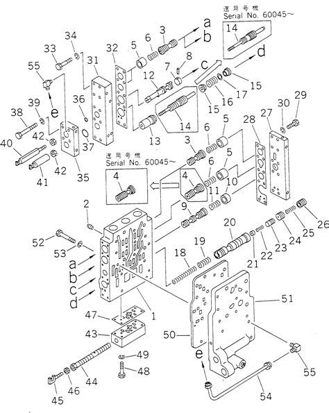 A Komatsu CONTROL VALVE ASS Y SHIFT