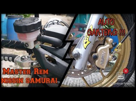 Pasang Master Rem Dan Kaliper NISSIN SAMURAI Di Vario 150 LED YouTube