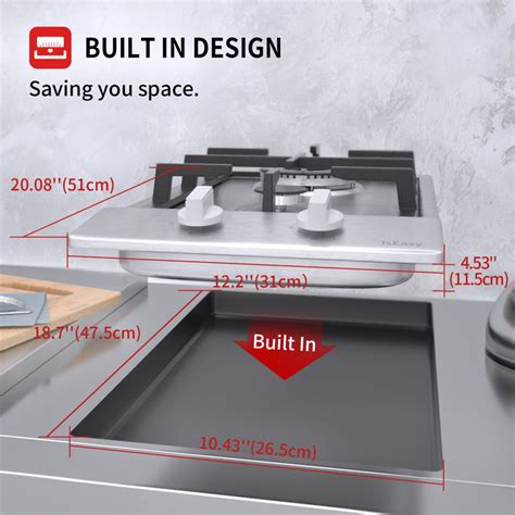 Iseasy Inch Stainless Steel Burners Built In Gas Cooktop With Ng