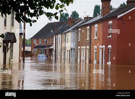 gloucester floods july 2007 Stock Photo - Alamy