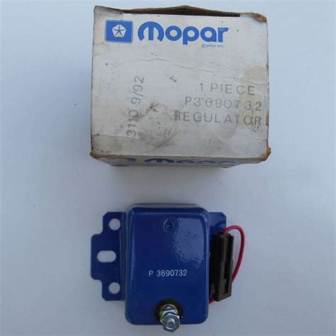 Sell Nos Mopar Constant Charge Voltage Regulator P3690732 Dodge Plymouth Chrysler In Flushing