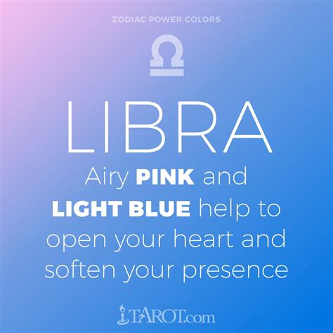 Your Zodiac Signs Power Color Astrología Horoscopos Libra