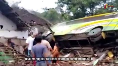 Begini Kronologi Lengkap Kecelakaan Dua Bus Rombongan Tk Sepulang Dari