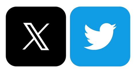 Premium Photo | X and Twitter apps logo New Twitter logo X Twitter X ...