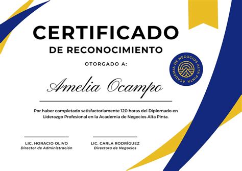 Plantillas De Certificados De Reconocimiento Editables Online Canva