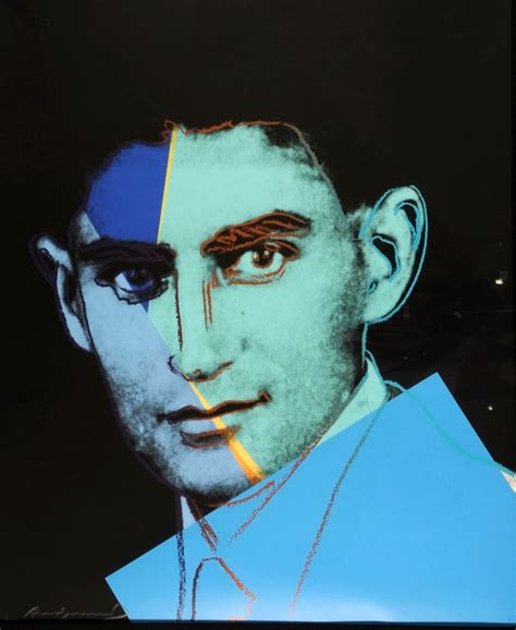 Andy Warhol Retrato de Franz Kafka de la serie Diez judíos famosos del