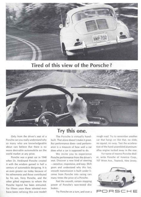 23 Brilliant Vintage Porsche Ads Vintage Porsche Porsche Car