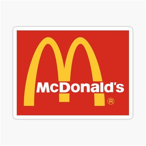 Mcdonald S Stickers for Sale | Brand stickers, Travel stickers, Fast food