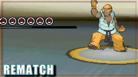 Elite Four Marshal Rematch Pokemon Black And White Youtube