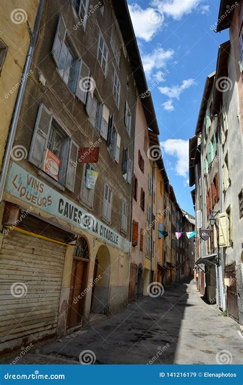 Old Town of Briancon, the Highest Town in France Editorial Stock Image ...