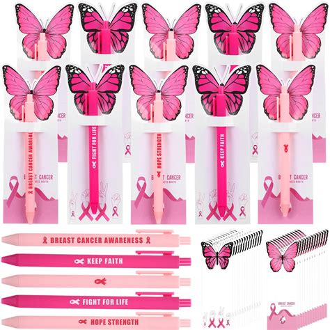 Amazon Faccito Pcs Breast Cancer Awareness Pens Bulk Pink