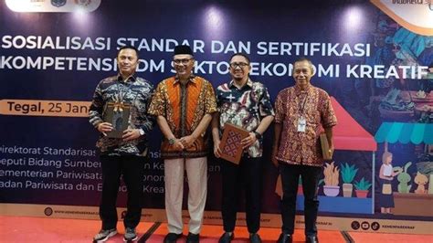 Pelaku Ekonomi Kreatif Di Tegal Didorong Punya Sertifikat Kompetensi