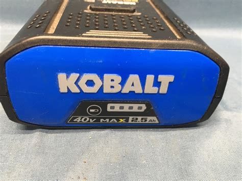 Kobalt 40v Max Lithium Ion 2 5ah Battery Kb 245 06 As Is Parts Or Repair Ebay