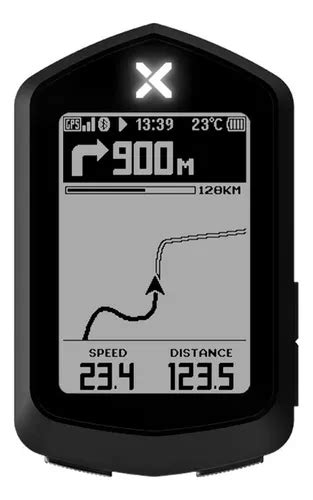 Gps Xoss Nav Smart Bluetooth Ant Strava Rotas Gr Ficos Gpx Cor Preto