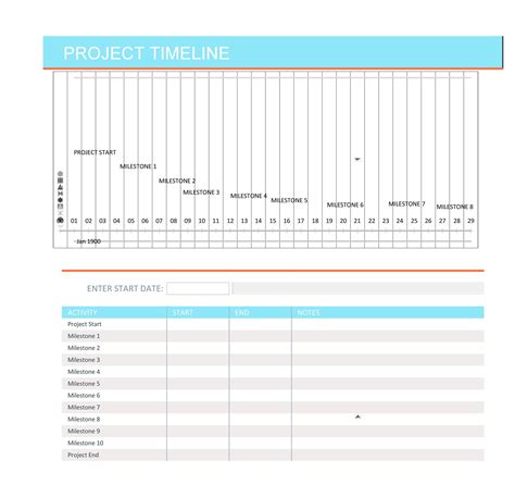 30 Timeline Templates Excel Power Point Word ᐅ Templatelab