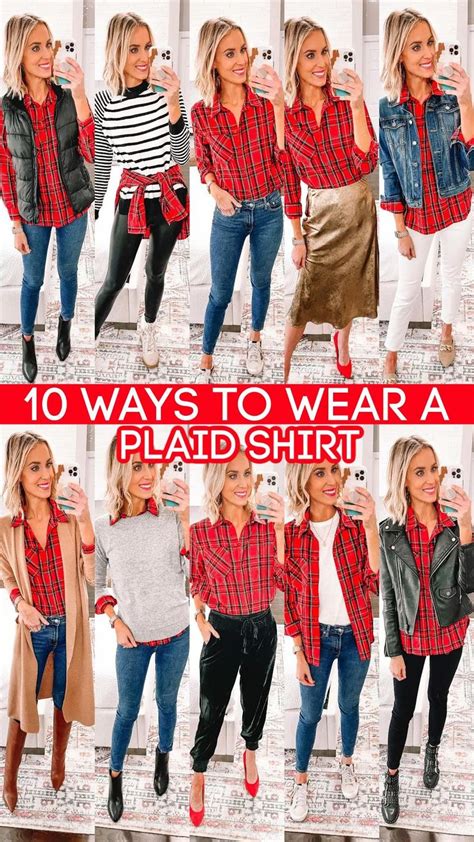 Ways To Wear A Plaid Shirt Fashion Hacks Clothes Casual Outfits