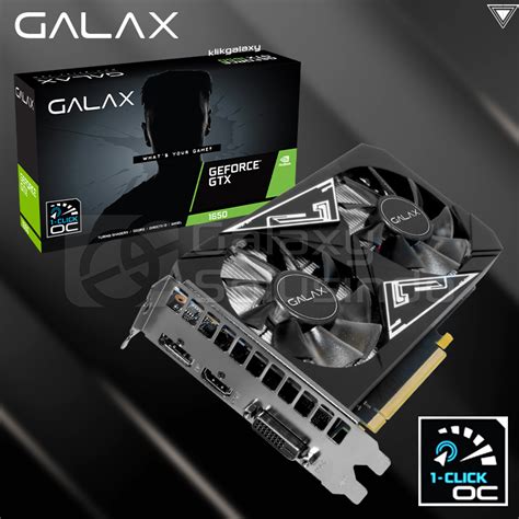 Jual Galax Geforce Gtx 1650 Ex Plus 4gb 1 Click Oc Gddr6 Gtx1650 4gb