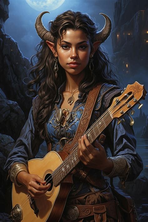 Tiefling Bard 06 by Wolgaron on DeviantArt