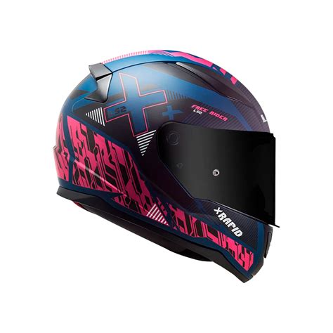 Capacete Ls Ff Rapid Xtreet Roxo Sbs Motos