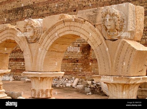 Libya Leptis Magna Archaeological Site Ruins Of The Roman City Unesco