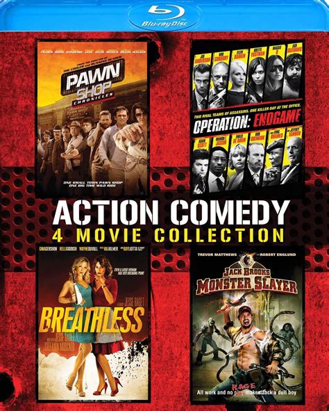 Best Buy: Action Comedy: 4 Movie Collection [4 Discs] [Blu-ray]