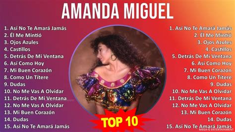 A M A N D A M I G U E L Mix Grandes Exitos Best Songs S Music