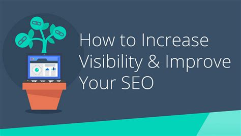 Ways To Increase Visibility And Improve Seo Website Ranking Seo