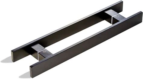 Inches Modern Stainless Steel Matte Black Door Handles Front Door