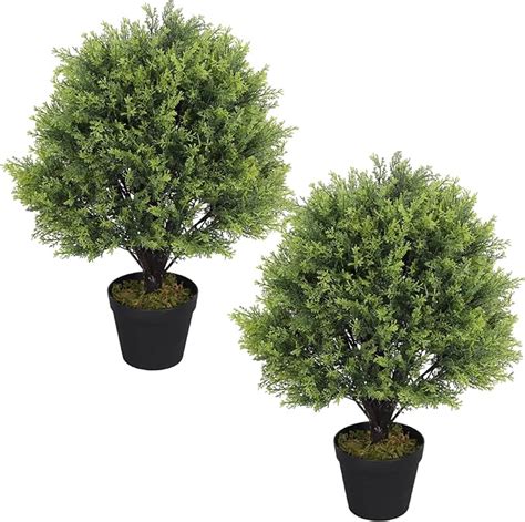 Amazon The Bloom Times Ft Artificial Topiary Ball Trees Outdoor