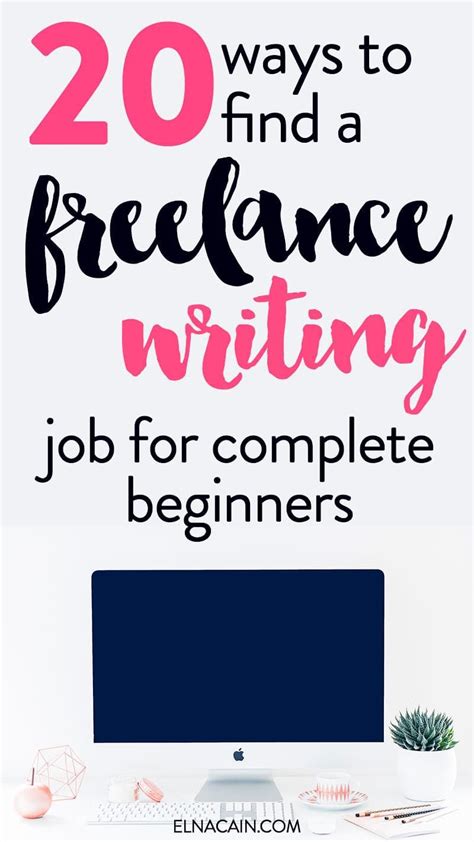 Easy Ways To Find Freelance Writing Jobs As A Beginner Elna Cain